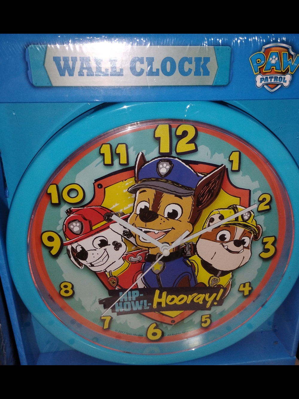Kids' Paw Patrol Clock